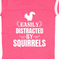 thumbnail image 4 of Inktastic Easily Distracted by Squirrels Boys or Girls Baby Bodysuit, 4 of 5
