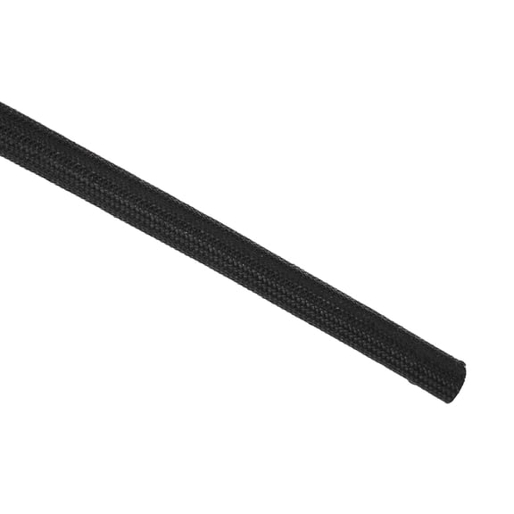 Uxcell 33Ft-6mm High TEMP Silicone Fiberglass Sleeve Insulation Cable Protectors Black