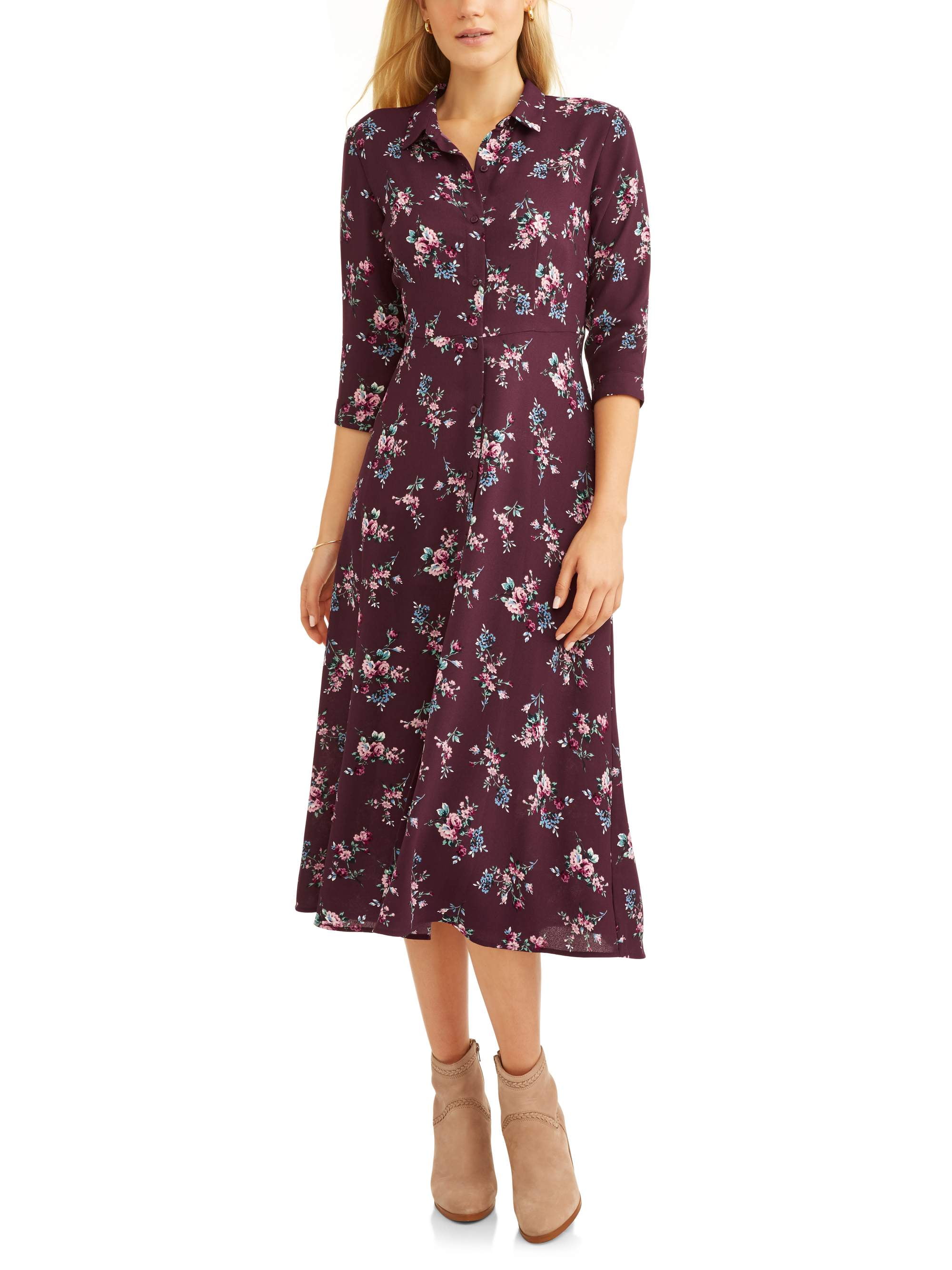 button up maxi dress