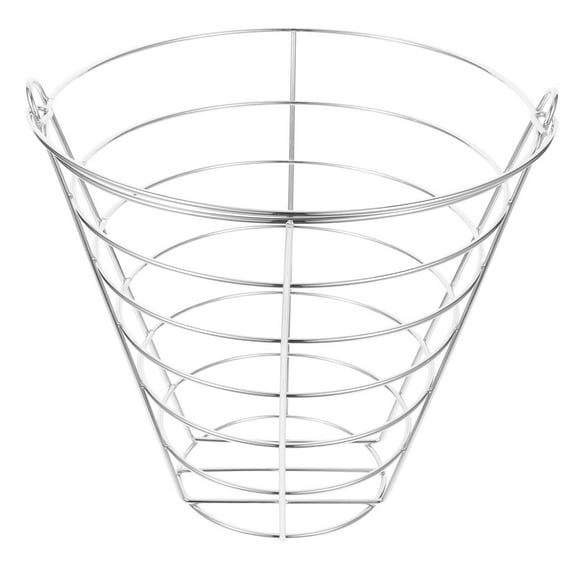 UPOUART Stainless Steel Golf Ball Container with Handle Durable Portable Outdoor Golf Ball Basket