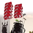 thumbnail image 6 of 9Pcs Golf Club Head Covers Fit Most Irons for Women Men Golf Iron Covers Set Red, 6 of 8