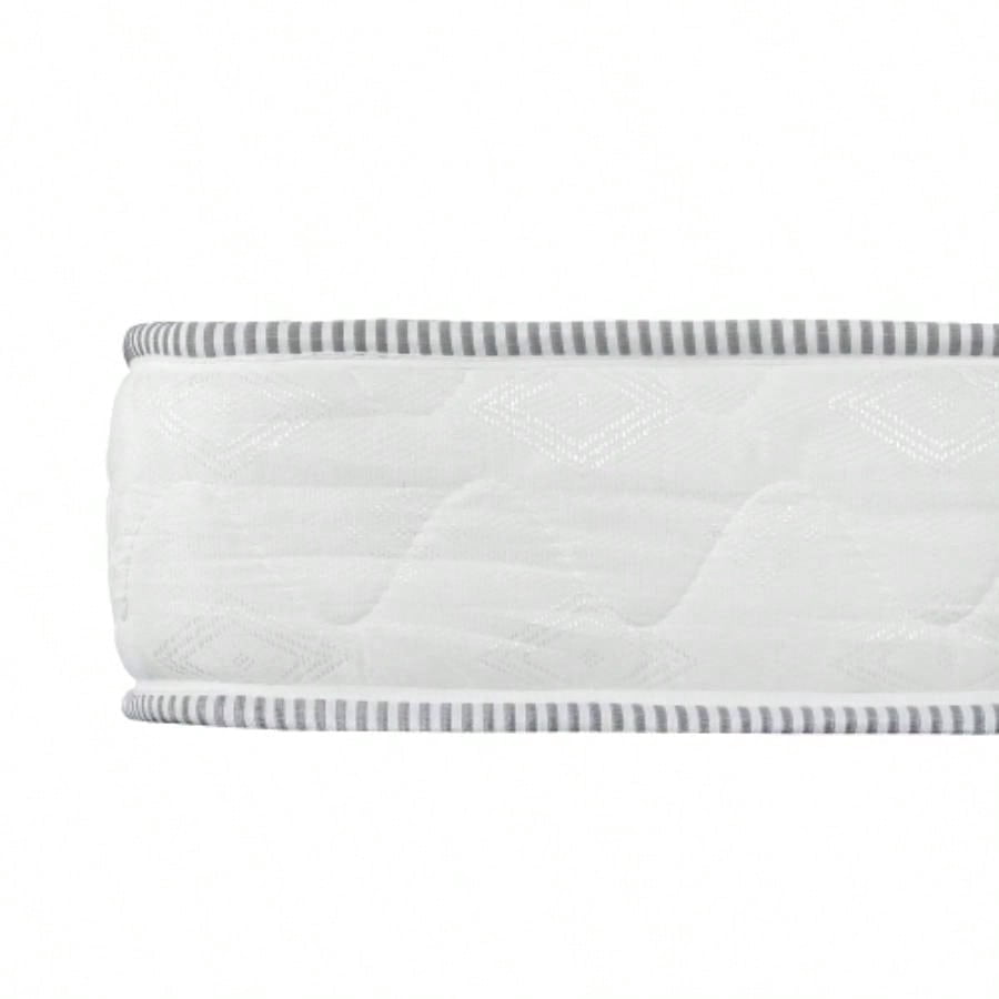 Full Size 6 Inch Reversible Firm Foam Bed Mattress, White, Mattress in a Box for Home Bedroom Use