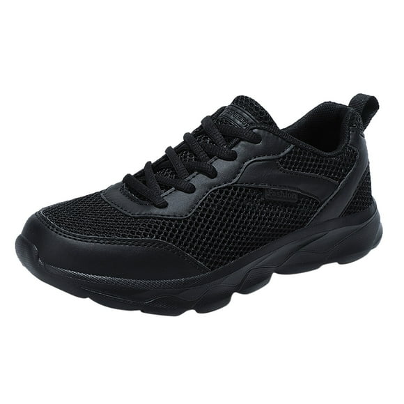 HBFAGFB Womens Sneakers Mesh Breathable Non Slip Casual Comfortable Running Shoes Going Out Black Size 39