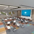 thumbnail image 7 of Conference Table with Wheels, Flip Top Rolling Training Table for Office & Meeting Room, Space-Saving Design, Multiple Sizes & Packs, 7 of 7