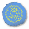 thumbnail image 1 of Snowflake Amulet Spell Round Throw Pillow Home Decoration Cushion, 1 of 3