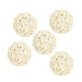 thumbnail image 1 of 5 piezas, mimbre y ratán, 7 cm, suministros para manualidades infantiles, educativos blanco, 1 of 5