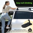 thumbnail image 2 of 2-Piece Car Door Step Set: Non-Slip, Foldable Aluminum Alloy Steps—Compatible with Sedans, Pickup Trucks, and SUVs—Easily Access Roof Racks, Kayaks, and Bicycles—Compact for Storage.,Black, 2 of 12