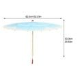 thumbnail image 2 of QUMIIRITY Paper Umbrella 1Pcs Waterproof Photography Prop for Performance Props 20.9*32.3*32.3in, 2 of 8