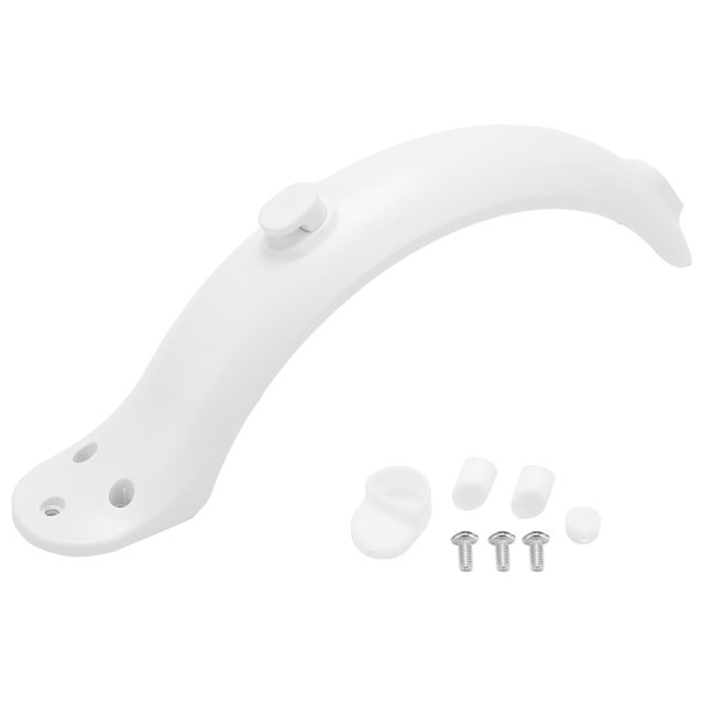 Guardabarros trasero para patinete eléctrico con gancho y tornillos para accesorios Xiaomi Mijia M365, color blanco