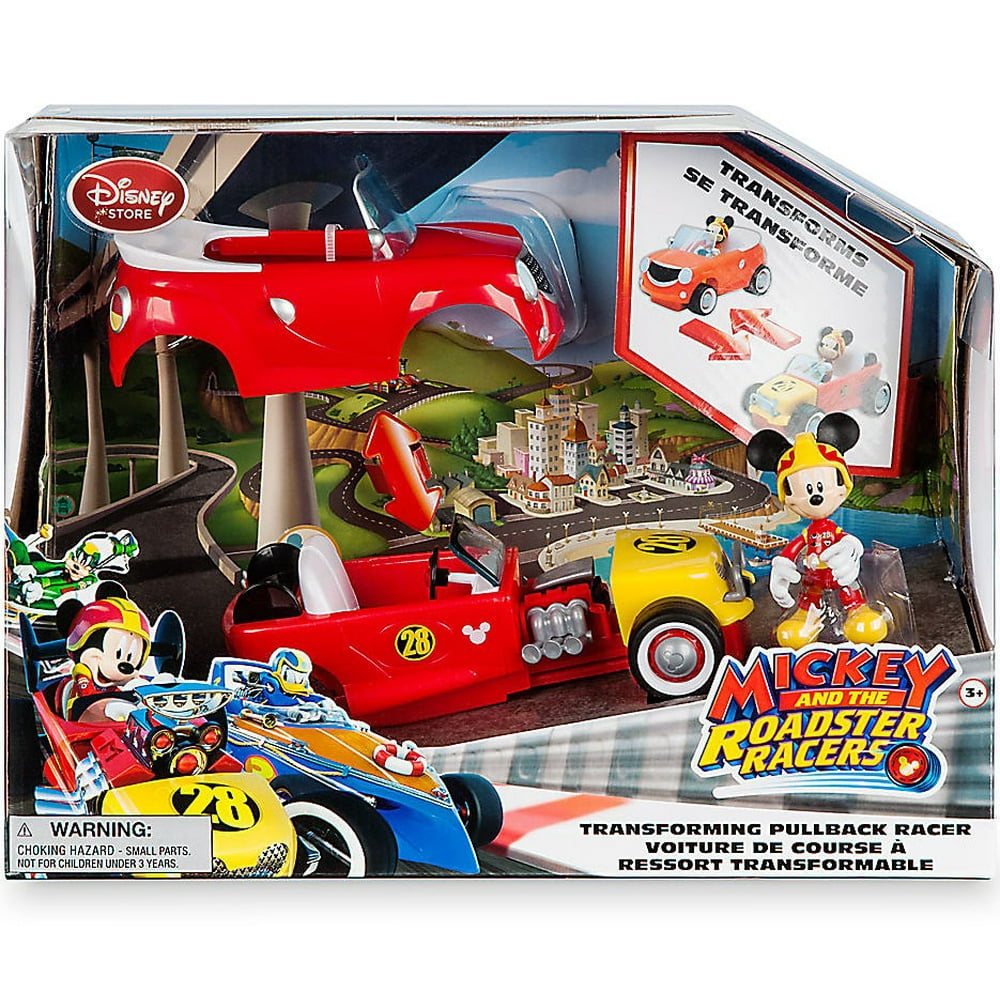 Disney Mickey & Roadster Racers Mickey Mouse Transforming Pullback