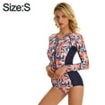 thumbnail image 2 of Traje de baño para mujer, traje de buceo, traje de baño sexy, protector solar, traje de surf de manga larga, 2 of 6