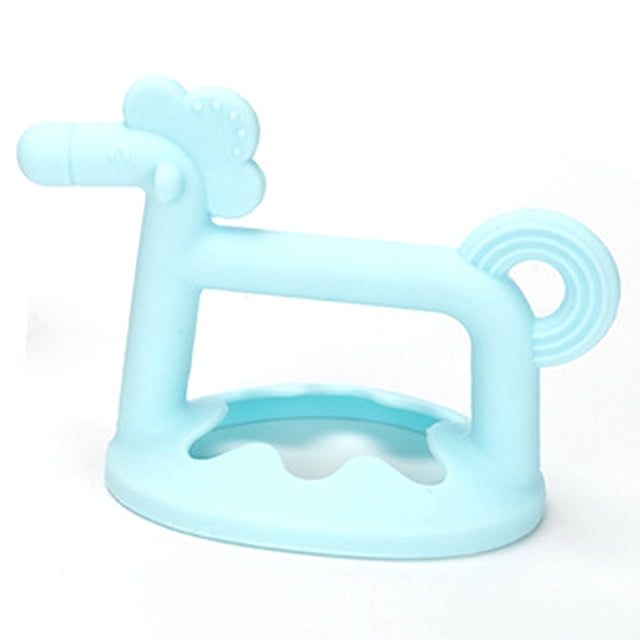 Juguete mordedor de caballo BuyWeek para bebés de silicona