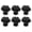 black, variant on 6 Piece Ceramic Rose Flower Cabinet Knobs – Decorative Drawer Pull Handles with Mounting Screws, Vintage Style Hardware for Dressers, Cabinets & Furniture (9 Colors Available)