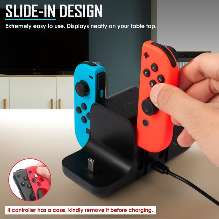 Controller Charging Dock for Nintendo Switch OLED, 6-in-1
