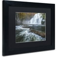 thumbnail image 2 of Trademark Fine Art "Waterfalls of Tufs in Jura" Canvas Art by Mathieu Rivrin, Black Matte, Black Frame, 2 of 4