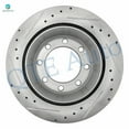 thumbnail image 6 of Set of 6 Rear Drilled Brake Rotors-Ceramic Brake Pad For 2006 GMC Sierra 3500, 6 of 10