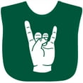thumbnail image 3 of Inktastic Rocker Horns Boys or Girls Baby Bib, 3 of 4