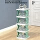 thumbnail image 2 of Torre de zapatos vertical de 6 niveles, Zapatero de esquina estrecha, Zapatos independientes de bricolaje que ahorran espacio, 2 of 7