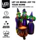 thumbnail image 3 of Joiedomi Inflables de Halloween de 6 pies de alto, tres brujas alrededor del caldero con luz de llama, decoración inflable para patio, inflables con LED incorporados para fiestas de Halloween, decorac, 3 of 5