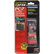PC Products PC-7 Epoxy Adhesive Paste, Two-Part Heavy Duty, 2oz in Two Jars, Charcoal Gray 27776