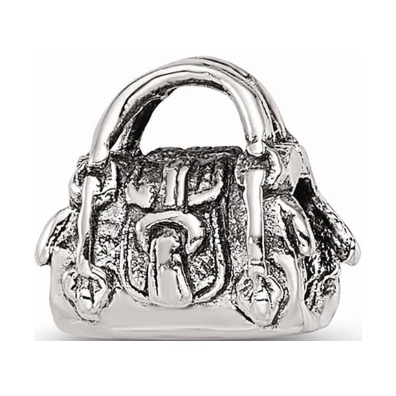 925 Sterling Silver Reflections Kids Handbag Bead; for Adults and Teens; for Women and Men