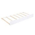 thumbnail image 4 of Euroco Wood Twin Daybed with Trundle,Storage Shelves and Charging Station Sofa Bed for Bedroom,White, 4 of 15