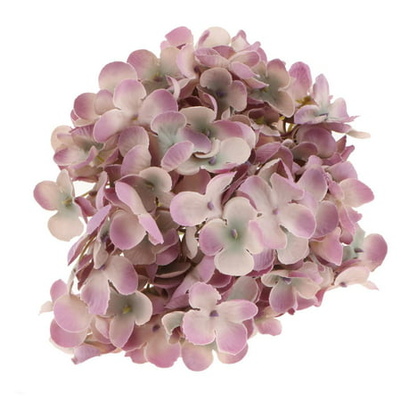 Hydrangea Silk Flower Arrangement Wedding Home Décor Purple Description: Brand new and . The artificial silk hydrangeaflower is versatile for any decor needs  perfect for home  garden wedding party  hotel  bar decoration and flower arrangement. The fake flower will never fade and never requires water  can be used all year round. The flower colors are bright and look like real flowers  bloomed  touches softly. The flowers are made of silk cloth. Specification: Material: Silk and Plastic Size: Overall Diameter: 19 cm / 7.48 inch Height: 12 cm / 4.72 inch Package Includes: 1 Piece Silk Hydrangea Flower Note: Since the size above is measured by hand  the size of the actual itemyou received coube be slightly different from the size above.Meanwhile  please be reminded that due to lighting effects  monitor sbrightness / contrast settings etc  there could be some slightdifferences in the color of the pictures and the actual item.