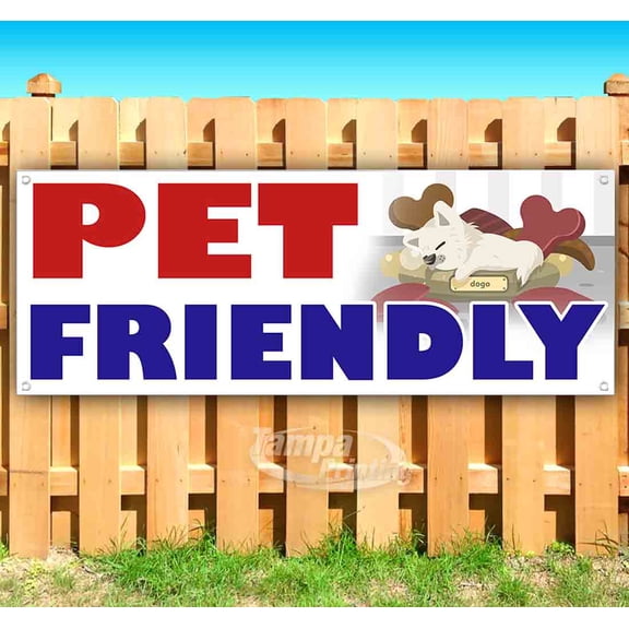 Pet Friendly 13 oz Vinyl Banner With Metal Grommets