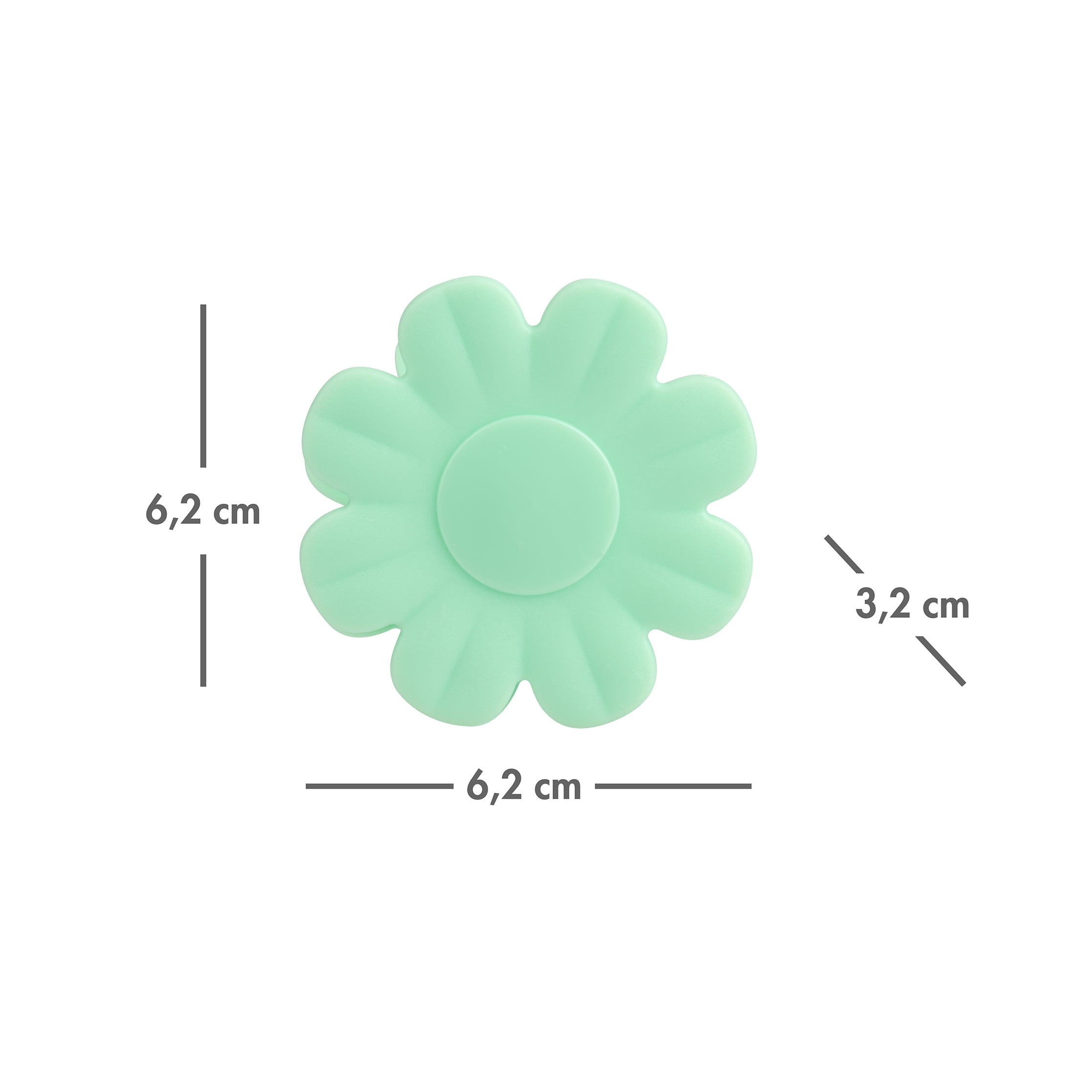 Way to Celebrate 3-Pack Butterfly and Flower Kitchen Bag Clips in Deep Pink, Soft Green and Soft Purple