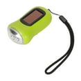 Hand Crank Flashlight Multifunction Hand Cranked Solar Rechargeable LED