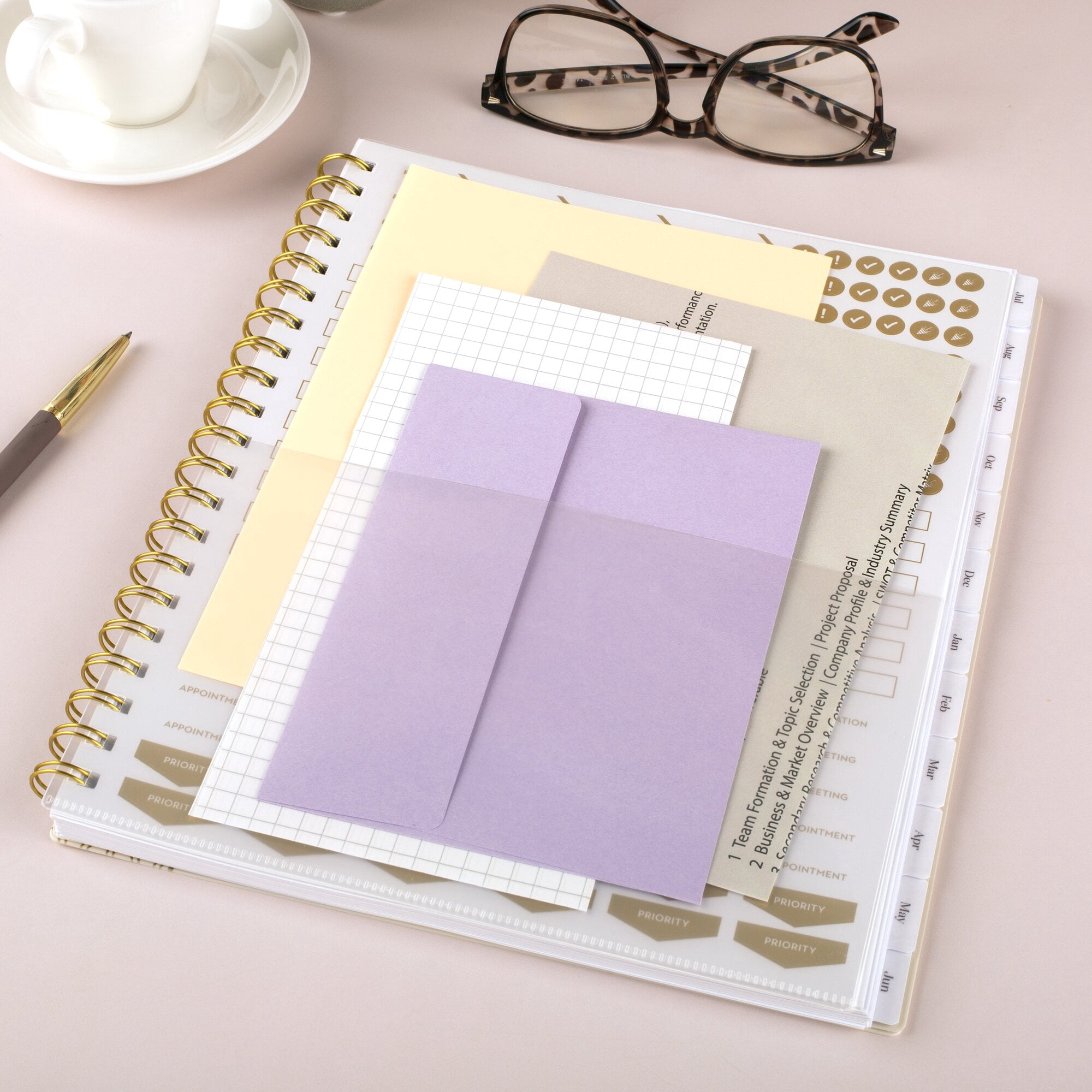Mead Cambridge WorkStyle Balance Academic 2026-2027 Weekly Monthly Planner