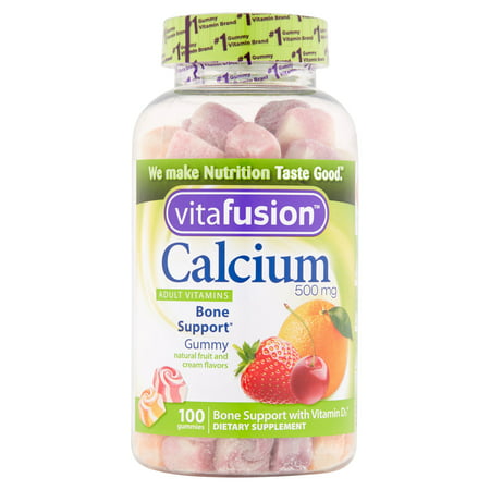 Vitafusion calcium Gummy Vitamines, 500 mg, 100 count