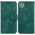 thumbnail image 2 of Compatible with Samsung Galaxy A22 5G Embossed Cute Tiger Flip Folio Wallet Case Card Pocket Holder Cover, 2 of 5