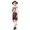 00-Brown2207, variant on Sonxahe Little Boy's Suspender Casual Shortssummer Bottoms Party Holiday Shorts,Brown