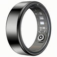 thumbnail image 1 of R99 Smart Ring with Charging Case Support Heart Rate, Blood Oxygen, Sleep Monitoring - Black #8 18.2, 1 of 5