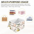 thumbnail image 7 of Cute Birds on Branch Large Storage Bins with Linen Collapsible Lid Storage Box 16.7 x 12.6 x 11.8in, 7 of 7