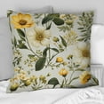 thumbnail image 2 of Designart "Neutral Botanical Harmony III" Boho Printed Throw Pillow, 2 of 5