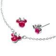 thumbnail image 2 of Claire's Disney License Minni Mouse Gemstone Necklace and Matching Earrings for Libra, 2 of 4