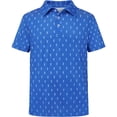 thumbnail image 4 of Huowey Polo Shirts For Boys Short Sleeve Button Turndown Collar Graphic Tees Loose Fit Comfortable Casual Lightweight Youth Top Outdoor Activities School Uniform Stylish Dailywear,5-6 Years, 4 of 4