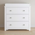 thumbnail image 5 of Child Craft Harmony 38" Interlocking 3-Drawer Dresser with Changing Table Topper, Anti-Tip Kit, Matte White, 5 of 7