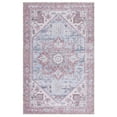 thumbnail image 3 of SAFAVIEH Tucson Jayla Oriental Machine Washable Area Rug, Gray Blue/Rust, 3' x 5', 3 of 15