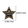 thumbnail image 2 of FONDOTIN 1 Set Graduation Paper Signs Black Decorative Centerpiece for Classroom Banner Decorations, 2 of 7