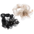 thumbnail image 4 of 2 gomas para el pelo para mujer, de organza, para niñas., 4 of 6