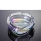 thumbnail image 4 of Cenicero de cristal negro transparente for hotel, hogar, sala de estar, oficina., 4 of 6