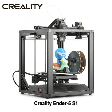 CREALITY 3D Ender 5 S1 3D Printer, FDM 3D Printer/Auto Leveling-250mm/s Fast Print Speed/with Sprite Dual Gear Direct Extruder and CR Touch/with 4.3'' Color Touchscreen, 220x220x280mm