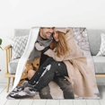thumbnail image 3 of Custom Blankets with Photos Personalized Picture Blankets Customized Photo Blanket Gifts Birthday Gift for Wife Husband Girlfriend Boyfriend, 3 of 6