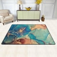 thumbnail image 2 of SKYSONIC 36x24in Fashion Retro Marble Area Rug, Cute Design Non-Slip Floor Carpet for Indoor Living Dining Room Bedroom, 2 of 7