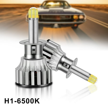 

H1 6500K Headlights Led Bulb H1 Beam Positive Car Bright Super Near White 3D 360 Degree Bulbs Low Automotive Fog Lights