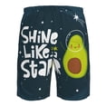 thumbnail image 6 of Naloa Avocado in Space1 Men's Beach Shorts, Surfing shorts, Swim trunks, Quick Dry Swim Trunks for Surfing Beach Fun - X-Large, 6 of 9