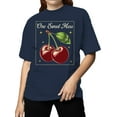 thumbnail image 2 of Sweet Cherry Retro Design Women's T-shirt, 2 of 3